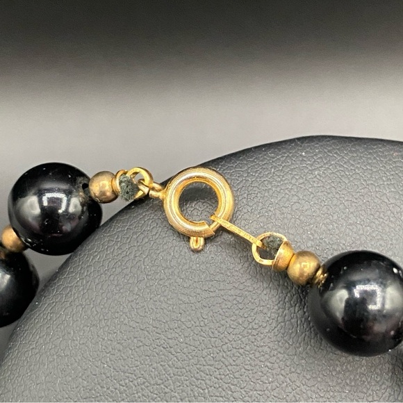 Vintage Polka Dot Mod Necklace 18in - Picture 5 of 7